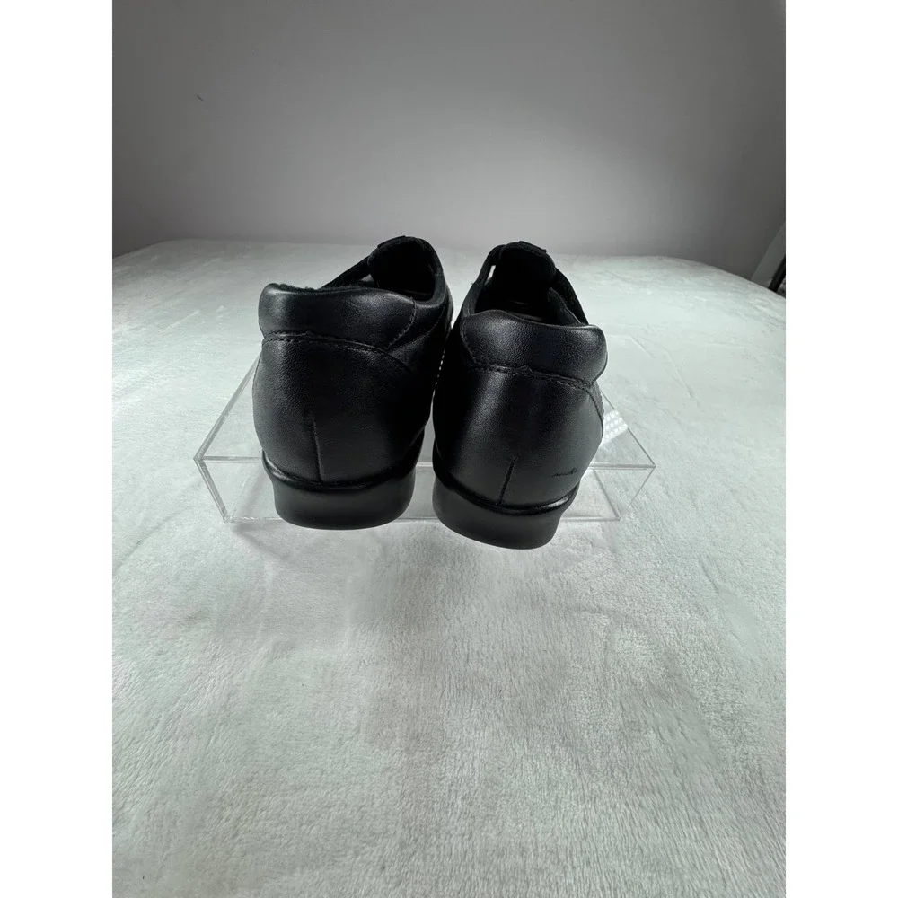 SAS‎ Roamer EZ Strap Walking Shoes Women's Black Leather Hook & Loop Comfort 6.5